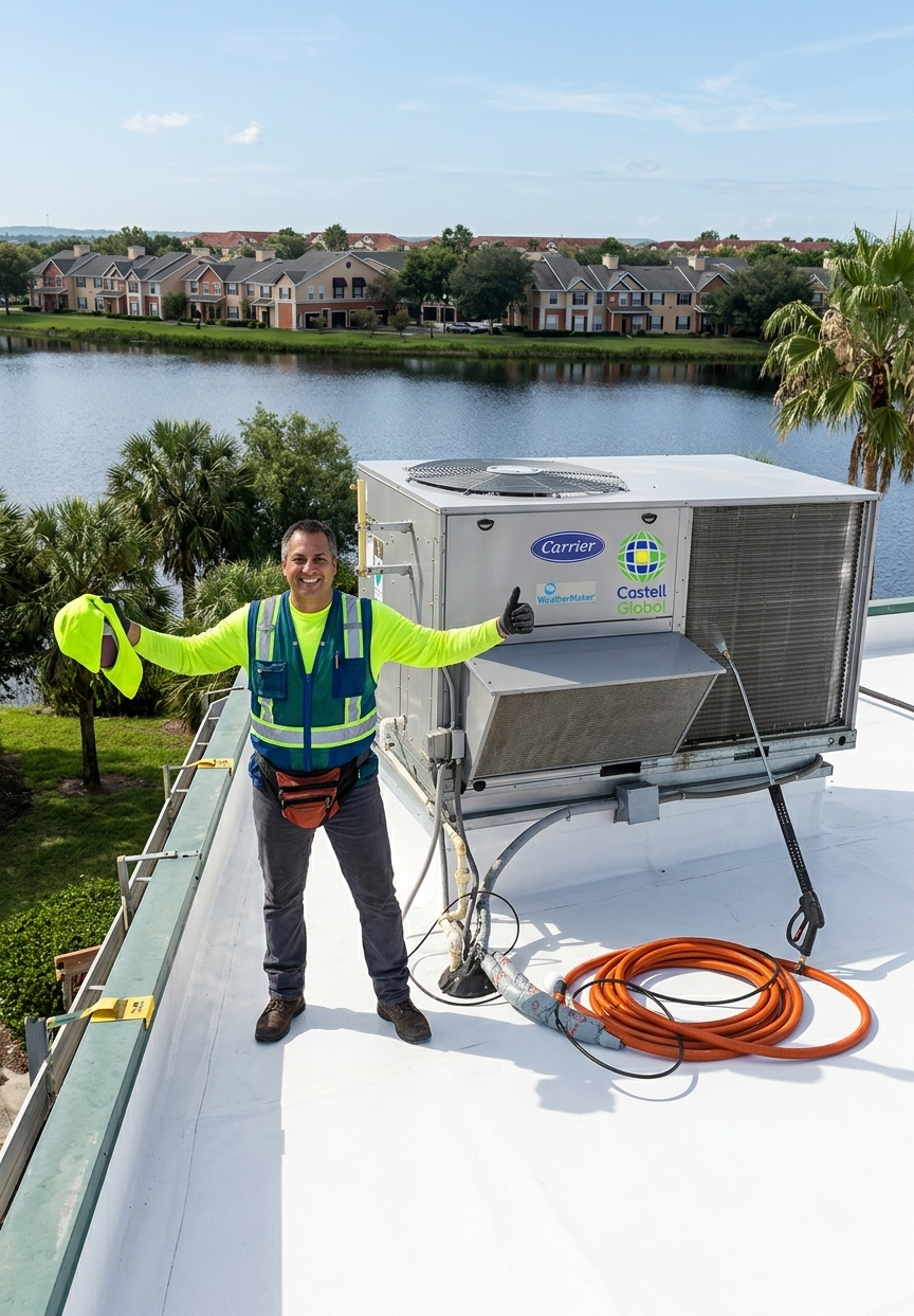 HVAC coil cleaning